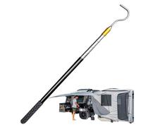 TentAwningPullRod - Non-slip Retractable Pole, Metal Extension Tool | Multi-section Locking Rod, Portable Rv Accessory Instrument, Canopy Adjustment Lever For Tent Shelter Use With Rubber-grip Handle