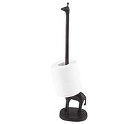 TentHome Cast Iron Kitchen Dispenser Roll Holder Stand Bathroom Toilet Paper Roller Holder (Giraffe Style)