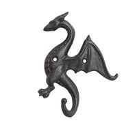TentHome Dragon Vintage Cast Iron Hooks Hangers for Wall Hanging Key Coats Towel (dragonhook02)