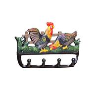 TentHome Vintage Cast Iron Wall Hook Rack Decorative Key Coat Towel Holder Hanger (Cock)