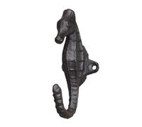 TentHome Wall-Mounted Cast Iron Coat Hook Balcony Plant Rack Wall Storage Tools Garage Hanging Holder Hooks for Indoor Outdoor Home, Black