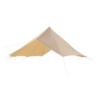 TentHome Waterproof Tent Tarp Sunshade for 4M 5M 6M Dual Doors Bell Tent, Heavy Duty Oxford Top Roof Cover Shelter for Cotton Canvas Camping Tent (For 6M double doors tent)