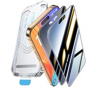 Tentoki for iPhone 16 Pro Max Privacy Screen Protector 6.9 Inch,25°Anti Spy,Tempered Glass Shatterproof,9H+ Military-Grade,Phone Case Friendly Film,Easy Installation,Auto-Dust Removal,2 Pack
