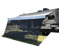Tentproinc RV Awning Sun Shade Net Complete Kits Drop Motorhome Trailer Sun Blocker Screen Retractable Tarp Mesh Canopy Shelter - 3 years guarantee limited