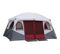 Tents 8-12 Person Dome Teepee Tents Large Family Canvas Tent With 2 Bedroom Helters Festival Essential Doble Layer Tent For Hiking Camping Outdoor