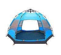 Tents Dome Frame Pop-Up Easy Pop Up Beach Sun Shelter Waterproof Camping Sewn In Groundsheet 5/8 Person Family Camping