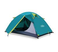 Tents Dome Frame Pop-Up Rainproof Outdoor Camping Thickened Rainstorm Park Outdoor 2 People Double Camping Equipment Aluminum Pole Light