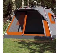 (blue) vidaXL Family Tent Cabin 7-Person Lightweight Tent Camping Tent Quick Release