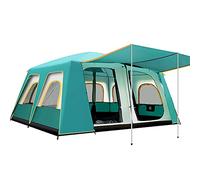 Tents Outdoor Dome Tents with 12 Windows Pop Up Tent 8-12 Person Instant Teepee Tent Large Family Camping Tents with 2 Bedrooms 1 Living Room
