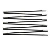 TentSpares - Coleman Coastline 6 Deluxe DLX Black Fibreglass Main Replacement Tent Pole Run for Camping