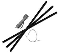 TentSpares - Gelert Horizon 4 Tent Upto 2015 Fibreglass Tent Pole Repair Kit, Tent Pole Replacement, Tent Poles, Camping Essentials