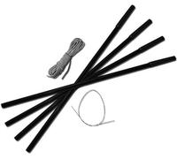TentSpares - Kampa Hayling 4 & Hayling 6 Fibreglass Tent Pole Repair Kit, Tent Pole Replacement, Tent Poles, Camping Essentials