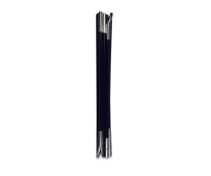 TentSpares - Vango Capri Air 400XL Tent 2018-2019, Black Coded Fibreglass Front Porch Poles, Durable Tent Poles Replacement for Camping