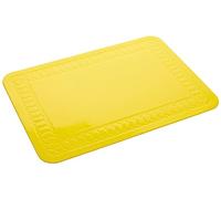 Tenura Silicone Rubber Anti Slip Rectangular Mat 255x185mm Yellow Aidapt Yellow One Size
