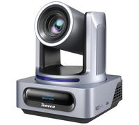 Tenveo 4K NDI PTZ Camera, AI Auto-Tracking, 20X Optical Zoom, 3G-SDI USB3.0 HDMI LAN PoE, Tally Light & IP Display for Church Live Streaming Events Broadcast Video Conference YouTube OBS