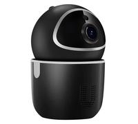 TENVIS 1080P Smart Security Camera 360° Coverage with Two Way Audio Motion Detection Night Vision ABS Metal in Black T3801D