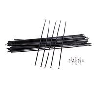 TENVORA Bike Spokes,Spokes 12pcs Bike Road Bicycle Straight Pull Spokes With Nippers(278mm)