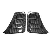 TENVORA Car Side Air Outlet Fender Trim Car Front Side Fender Vent Trim Fit use for Ford Bronco 2021+ Air Cover Sticker Fender Flare Flexible(Carbon print)