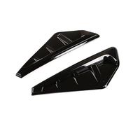 TENVORA Car Side Air Outlet Fender Trim Fit use for BMW X5 G05 X5M F95 2019-2022 Car Styling ABS Black Front Fender Side Shark Gill Air Outlet Cover Trim Accessories Fender Flare Flexible(Black)