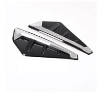 TENVORA Car Side Air Outlet Fender Trim Fit use for BMW X5 G05 X5M F95 2019-2022 Car Styling ABS Black Front Fender Side Shark Gill Air Outlet Cover Trim Accessories Fender Flare Flexible(Silver)