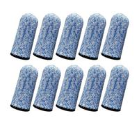 TENYELE 10 Pack Cut Resistant Finger Gloves Cots Shield Sleeve Guards Fit For Mechanics Glass Manufacturing & DIYer Enthusiasts HPPE Finger Sleeves