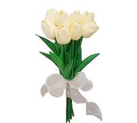 TENYELE 10pcs Tulips Artificial Flower Decoration LED Light Tulips Arrangements Home Decorations Wedding Bridal Bouquet Lighted