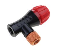 TENYELE Aluminum Bottle Bikes Adaptador Inflatable Bottle Adapter Bicycles Tire Inflator Tools CO2 Bike Head Portable Portable Air Compressor