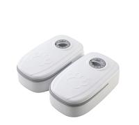 TENYELE Automatic Feeder Timed Feeding 350ml Capacity Portion Control Single/Double 48 Hour Timer Dry/Wet Food Dispenser Automatic Feeder