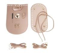TENYELE Backpack Sewing Craft Set PU Leather Bag Bottom Base And Covers Adjustable Strap For Crochet Purse Making Accessories Backpack Component