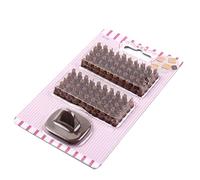 TENYELE Cookie Stamps Letter Number Shaped Biscuit Moulds Moulds Stamps Baking Tools Molds