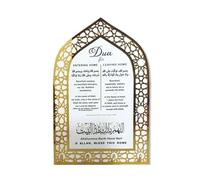 TENYELE Decorative Hook Mihrab Designs Hanger with English Translation of Blessing for Home Entrances Made Decors