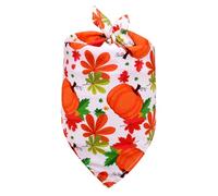 TENYELE Dog Neckerchief Collar Scarf Saliva Towel Pet Thanksgiving Accessories Dog Bandanas Soft Triangle Bibs Pet Bandanas In Bulk