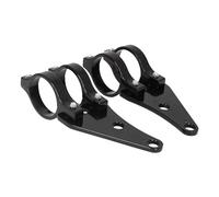 TENYELE Motorcycle Side Mount Headlight Clamp Brackets For 41mm Fork Tube Motorcycle Headlight Holder
