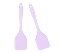 TENYELE Pack Of 2 Sturdy Silicone Cooking Tool High Temperatures Resistant Spatula Easy To Clean Essential Kitchens Utensils Silicone Spatula