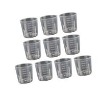 TENYELE Pack of 5 Liquid Measuring Cup Clear Kitchen Cup Clear Laboratory Measuring Cylinder for Kitchen Cooking Measuring Tool
