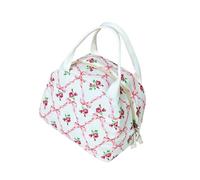 TENYELE Quilted Lunch Bag for Women Insulated Lunch Handbag Large Capacity Cooling Bags with Compartments for Work Or Travel Cotton Bag