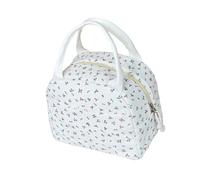 TENYELE Quilted Lunch Bag for Women Insulated Lunch Handbag Large Capacity Cooling Bags with Compartments for Work Or Travel Cotton Bag