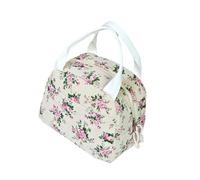 TENYELE Quilted Lunch Bag for Women Insulated Lunch Handbag Large Capacity Cooling Bags with Compartments for Work Or Travel Cotton Bag