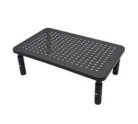 TenYua Monitor Stand Riser,Desktop Laptop Computer Holder,3 Height Adjustable Monitor Stand with Mesh Platform for Computer, Laptop, Printer, Notebook