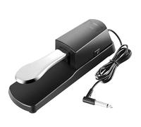 TenYua Sustain Pedal, Universal Piano Foot Pedal with Polarity Switch 1/4'' (6.35mm) Input Plug for Digital Piano/MIDI Electronic Keyboard and Synthesizer