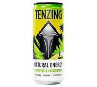 Tenzing Natural Energy Pineapple & Passionfruit 330ml | Case of 12