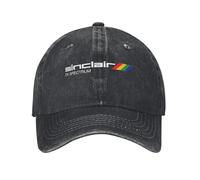 TENZKUIH Casual Sinclair ZX Spectrum Baseball Cap Unisex Distressed Denim Washed Sun Cap Outdoor Activities Adjustable Fit Hats Cap