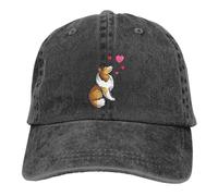 TENZKUIH Summer Cap Sun Visor Sheltie Love Hip Hop Caps Collie Dog Cowboy Hat Peaked Hats