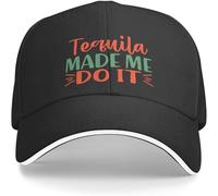 TENZKUIH Tequila Made Me Do It Baseball Cap Adult Unisex Adjustable Hat for Men Women