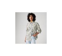 Teodora Western Printed Shirt ecru/blue
