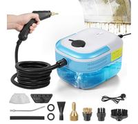 Teodute Handheld Steam Cleaner, 2200W Portable Steam Cleaner, 3.5Bar Multipurpose Steamer Cleaning Machine with 1.2L Tank & 3 Brush Heads, Handheld Steamer for Cleaning Home Kitchen Sofa Bathroom Cars