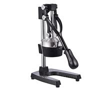 Teodute Manual Juicer, Heavy Duty Cast Iron Juicer Professional, Commercial Hand Press Lemon Juicer Squeezer with Lever for Grade Orange, Pomegranate, Watermelon, Fruit(Black)