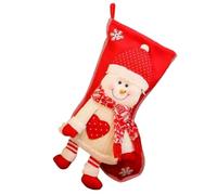 Teogneot Christmas Stockings, Xmas Sock Sack Gift Bag, Christmas Decorations Stocking,Fireplace Hanging Stockings(Christmas Snowman)