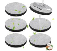 Teokantz Pack of 6 Water Filters Compatible with Brita Fill & Go Water Filter Bottles Carafes, Water Filter Discs Filter Reduces PFAS Chlorine Micro Particles Taste-Disturbing Substances in Drinking