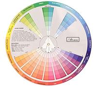 TEONEI Color Wheel Mixing Guide,Color Matching Color Wheel,Color Learning Mixed Guide Wheel, Artist Color Wheel Color Wheel,Paint Mixing Learning